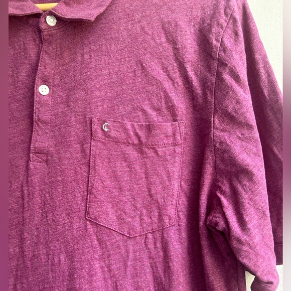 CRIQUET mens size large high end soft cotton golf polo - Picture 3 of 5